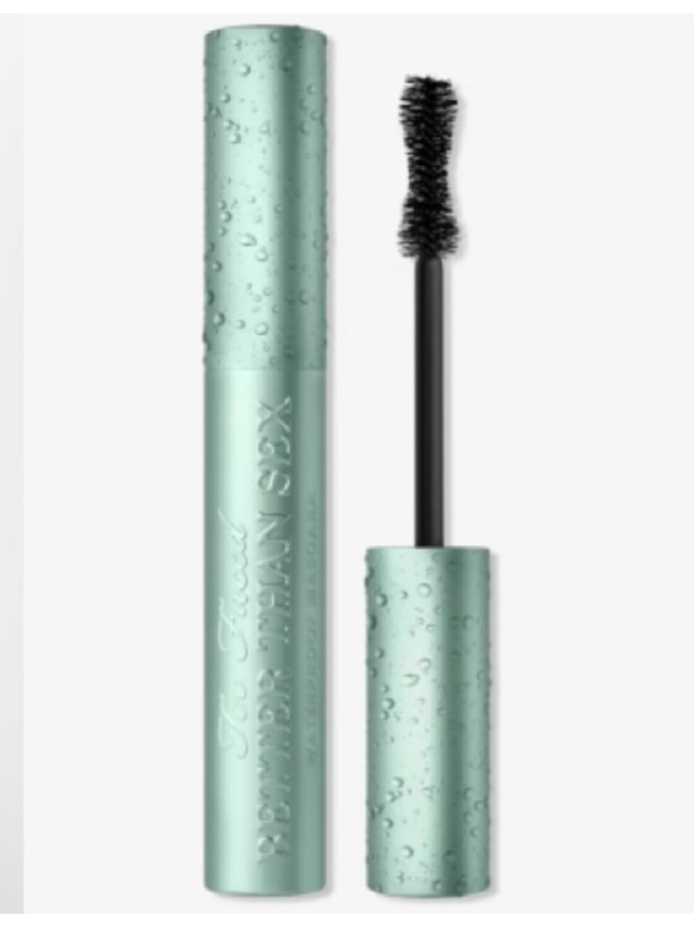 Too Faced Black Mascara in Aqua-Green Tube - Volumizing Lash Mascara